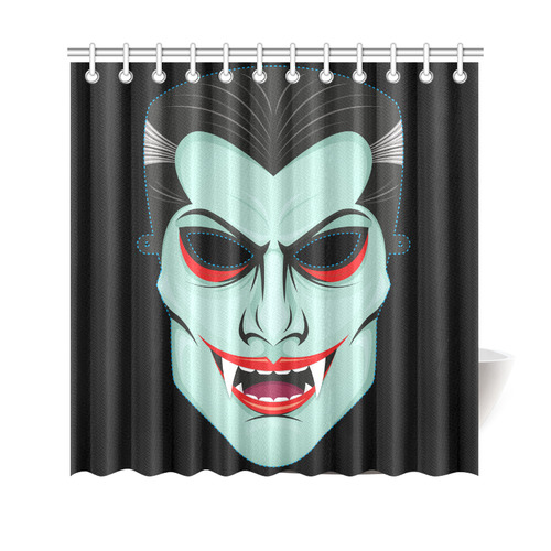 Vampire Mask Shower Curtain 69"x70"