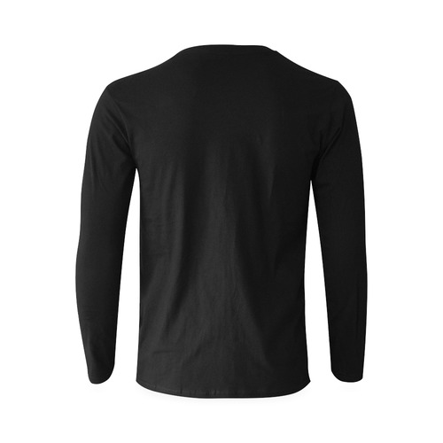 protection through an indigo wave Sunny Men's T-shirt (long-sleeve) (Model T08)