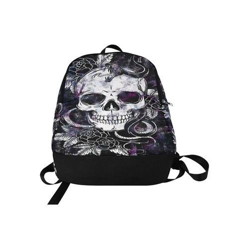 TheSkullSnake&Rose Fabric Backpack for Adult (Model 1659)