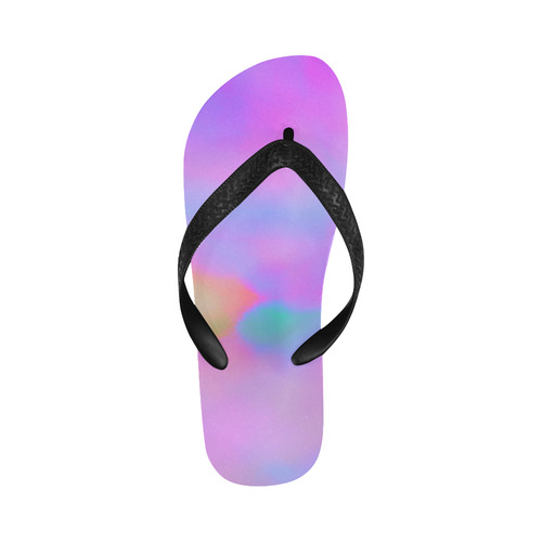 pink clouds Flip Flops for Men/Women (Model 040)