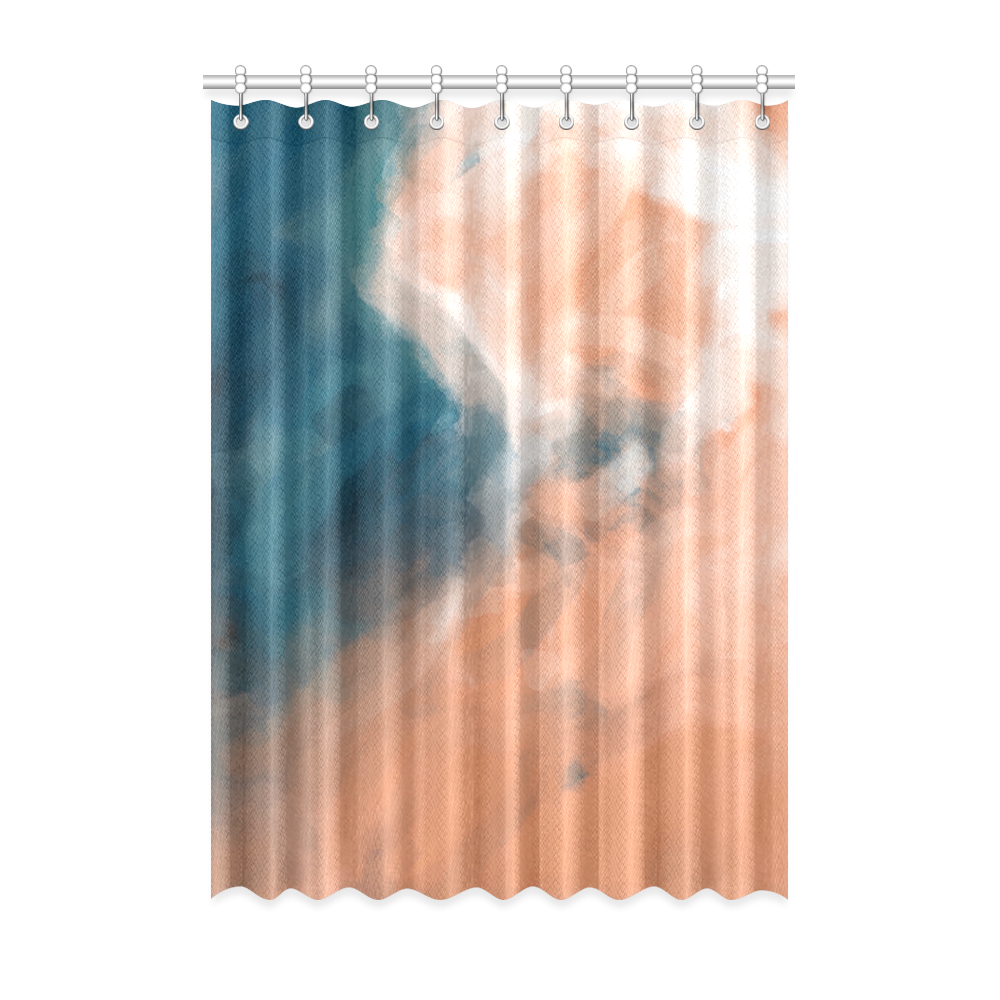 Psychedelic Splash Painting Texture Abstract Background In Brown