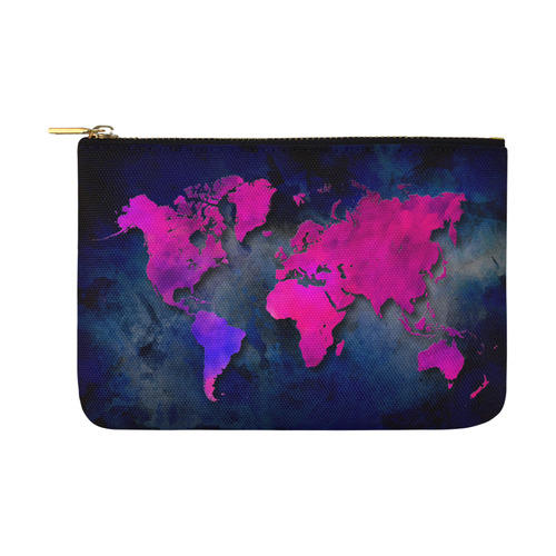 world map 14 Carry-All Pouch 12.5''x8.5''