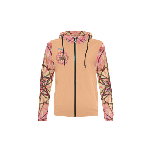 protection- vitality and awakening by Sitre haim All Over Print Full Zip Hoodie for Kid (Model H14)