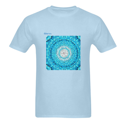 Protection from Jerusalem in blue Sunny Men's T- shirt (Model T06)