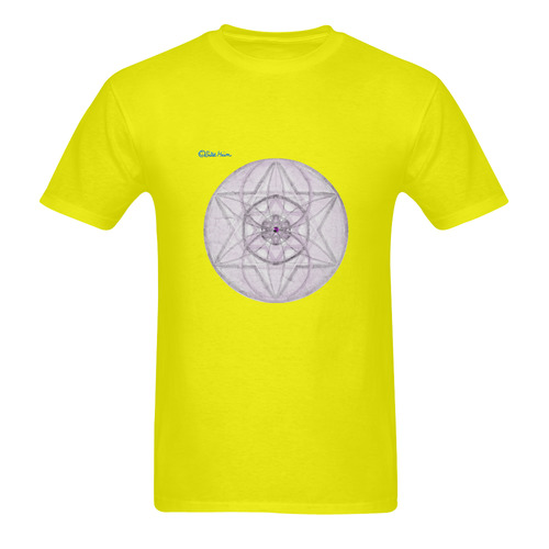 Protection- transcendental love by Sitre haim Men's T-Shirt in USA Size (Two Sides Printing)