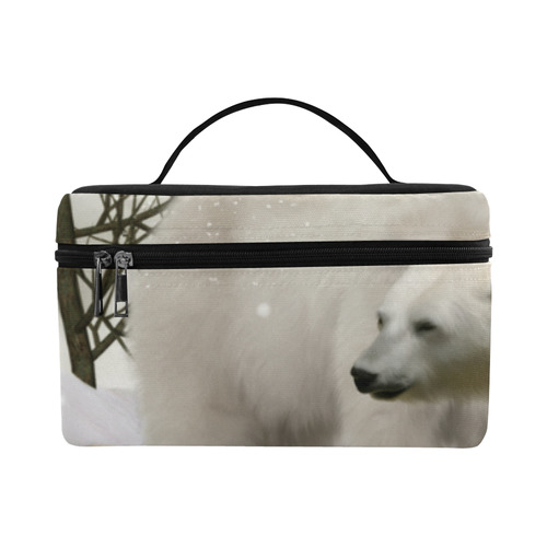 Awesome polar bear Lunch Bag/Large (Model 1658)