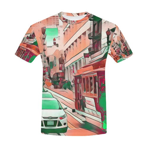 Impressive Travel -San Francisco by JamColors All Over Print T-Shirt for Men (USA Size) (Model T40)