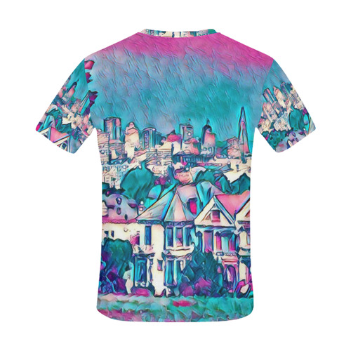 Impressive Travel -San Francisco 2 by JamColors All Over Print T-Shirt for Men (USA Size) (Model T40)