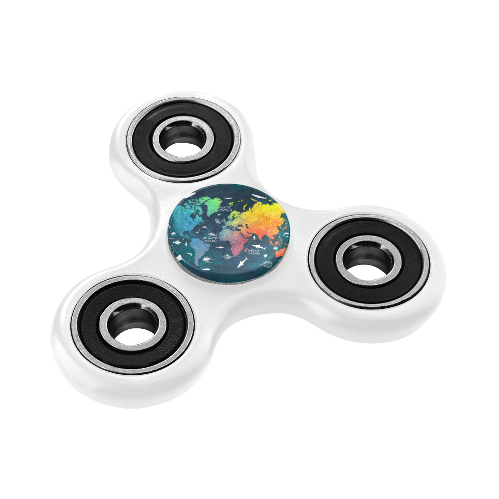 world map Fidget Spinner ID D1697427