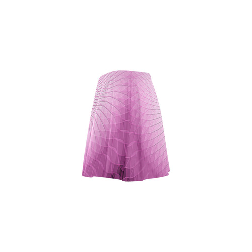 Pink Plafond Mini Skating Skirt (Model D36)