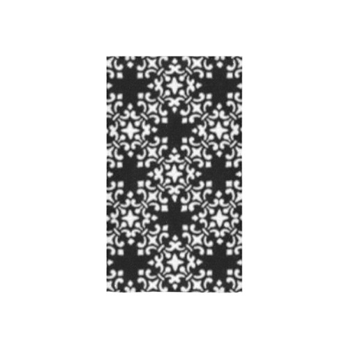 Black and White Damask Custom Towel 16"x28"