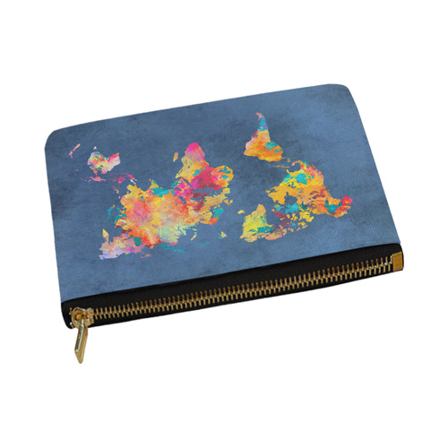 world map 18 Carry-All Pouch 12.5''x8.5''