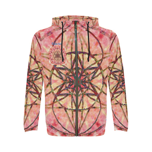 protection- vitality and awakening by Sitre haim All Over Print Full Zip Hoodie for Men (Model H14)