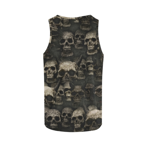 Crypt of the devilish dead skull All Over Print Tank Top for Women (Model T43)
