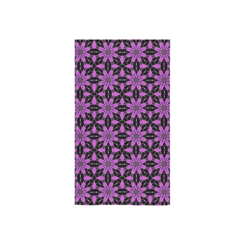 Black and Purple Lace Custom Towel 16"x28"