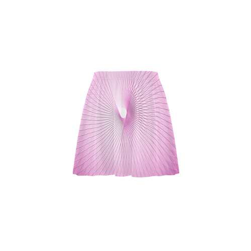 Pink Plafond Mini Skating Skirt (Model D36)