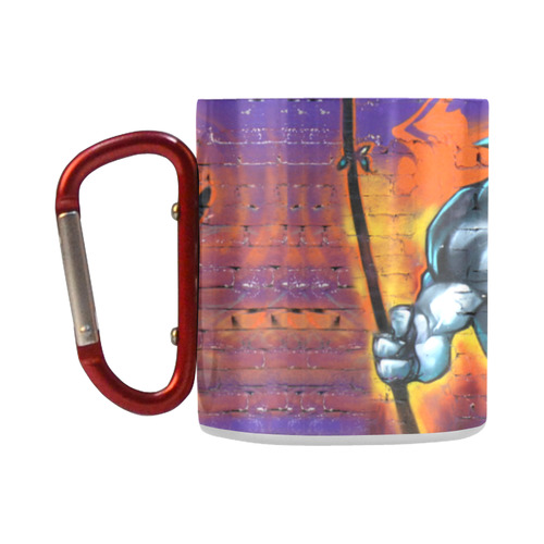 Graffiti Shark Brick Wall Classic Insulated Mug(10.3OZ)