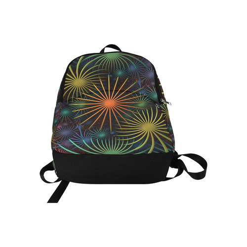 Fireworks Fabric Backpack for Adult (Model 1659)