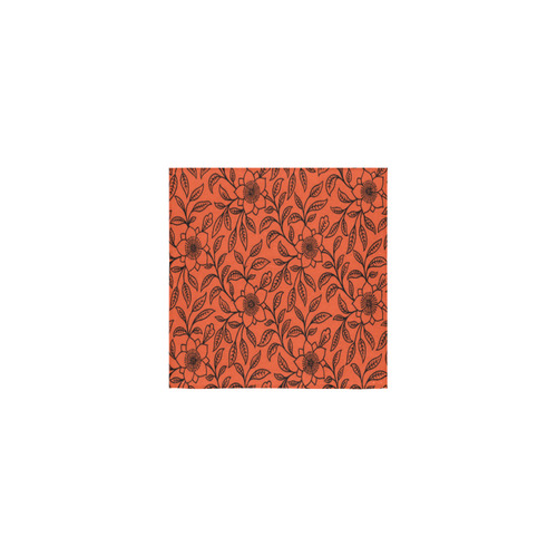 Vintage Lace Floral Flame Square Towel 13“x13”