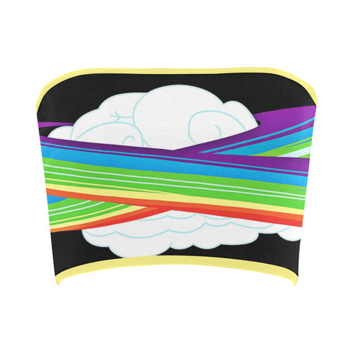 flying with rainbow dash Bandeau Top