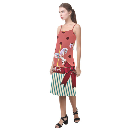 rockabilly carousel pony5 Alcestis Slip Dress (Model D05)