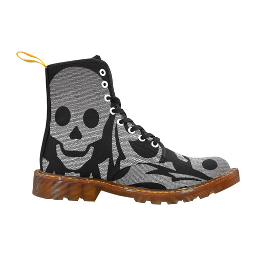 SKULL METALIC OPTIC Martin Boots For Women Model 1203H