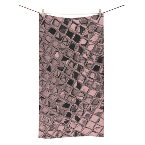 Metallic Bridal Rose Bath Towel 30"x56"