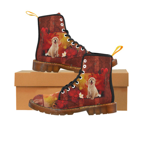 Sweet golden retriever Martin Boots For Men Model 1203H