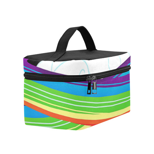 flying with rainbow dash Cosmetic Bag/Large (Model 1658)