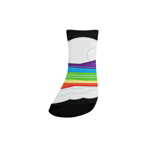 flying with rainbow dash Quarter Socks