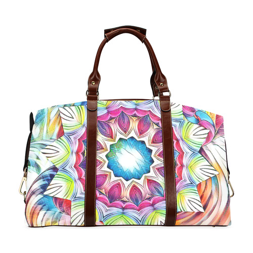 Sunshine Feeling Mandala Classic Travel Bag (Model 1643) Remake