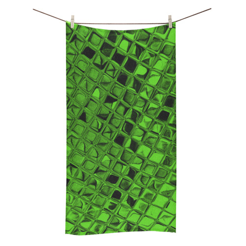 Metallic Green Bath Towel 30"x56"