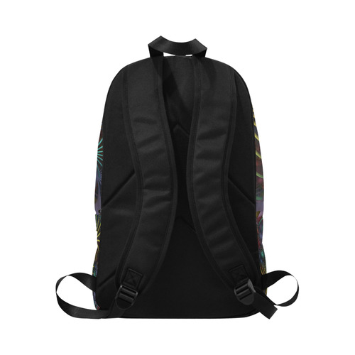 Fireworks Fabric Backpack for Adult (Model 1659)