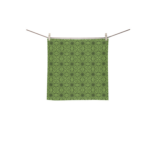 Greenery Lace Square Towel 13“x13”