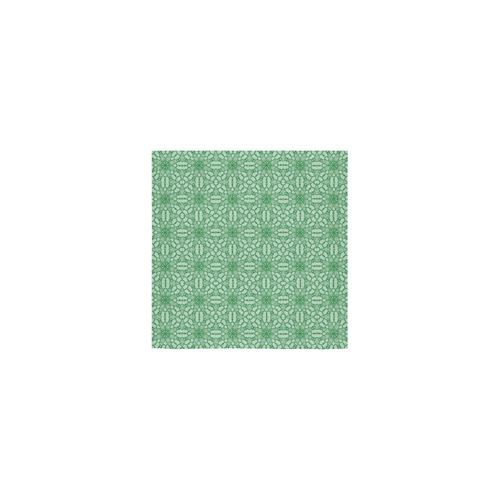 Green Lace Square Towel 13“x13”