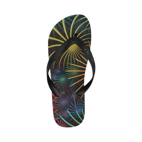 Fireworks Flip Flops for Men/Women (Model 040)