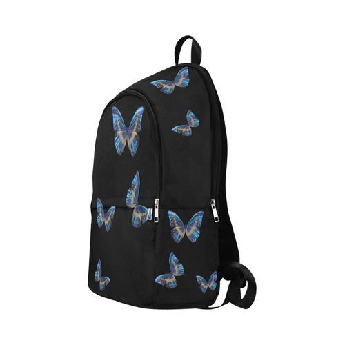 Morpho cypris butterflies painting Fabric Backpack for Adult (Model 1659)