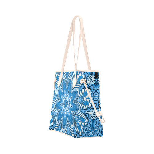 summer mandala 12 Clover Canvas Tote Bag (Model 1661)