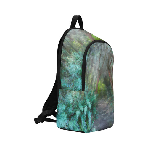 Bush, original watercolor painting, , landscape Fabric Backpack for Adult (Model 1659)