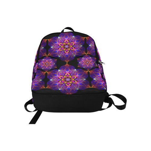 mandala fractal mosaic tessellation Fabric Backpack for Adult (Model 1659)