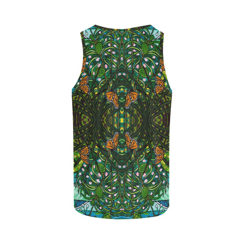 Mirror Monarchs All Over Print Tank Top for Women (Model T43)