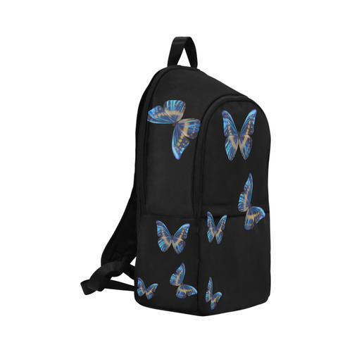 Morpho cypris butterflies painting Fabric Backpack for Adult (Model 1659)