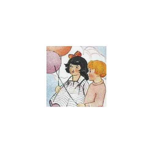 Children with Balloons Square Towel 13“x13”