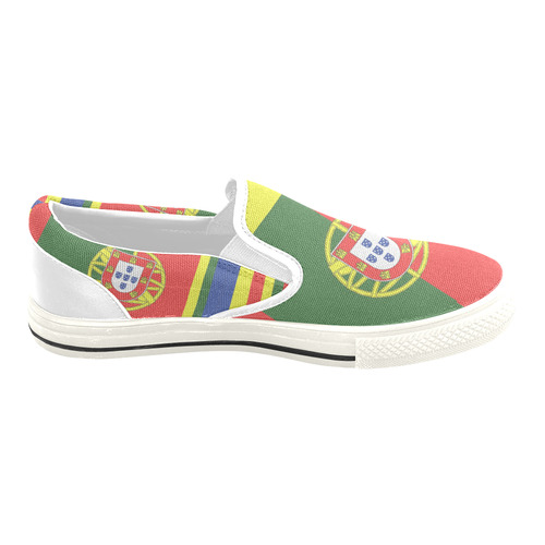 PORTUGAL  ABSTRACT Women's Slip-on Canvas Shoes/Large Size (Model 019)