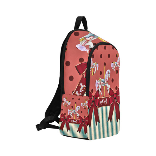 rockabilly carousel pony5 Fabric Backpack for Adult (Model 1659)