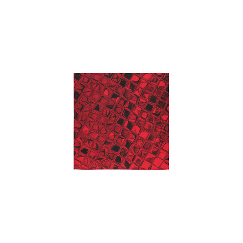 Metallic Red Square Towel 13“x13”