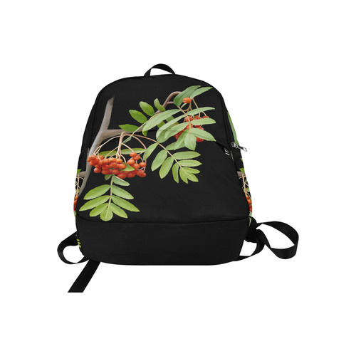 Rowan tree plant watercolor Fabric Backpack for Adult (Model 1659)