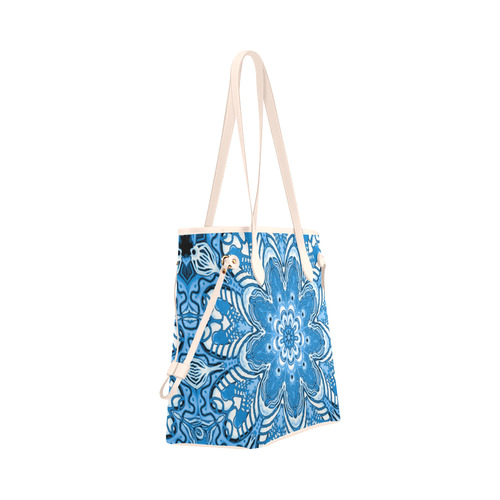 summer mandala 12 Clover Canvas Tote Bag (Model 1661)