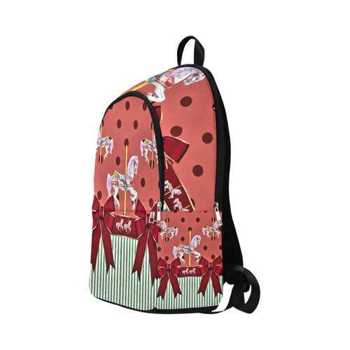 rockabilly carousel pony5 Fabric Backpack for Adult (Model 1659)