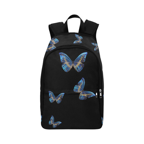 Morpho cypris butterflies painting Fabric Backpack for Adult (Model 1659)